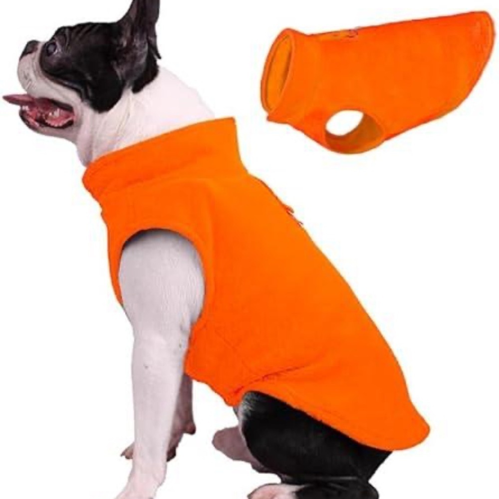 Vibrant Orange Dog Safety Vest New